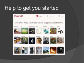 Help to get you started
 