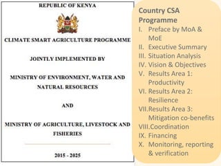 Partnerships for Scaling Climate Smart Agriculture in Africa and Asia