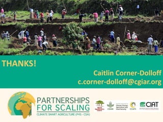 Partnerships for Scaling Climate Smart Agriculture in Africa and Asia