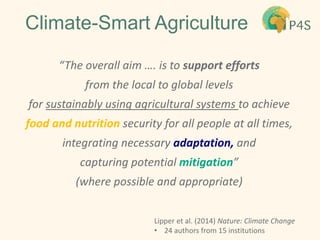 Linking experiences between LAM, Africa, & Asia