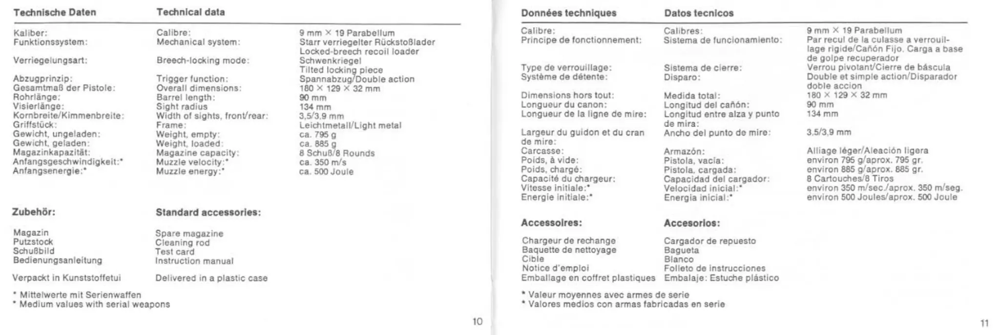 瓦尔特P5半   自动手枪