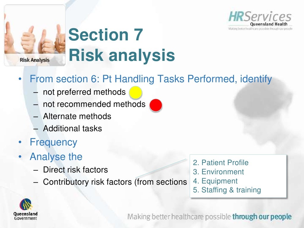 Introduction to Queensland Health’s Patient Handling Risk Assessment
