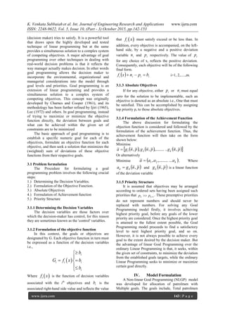 Optimization of Patrol Manpower Allocation Using Goal Programming ...
