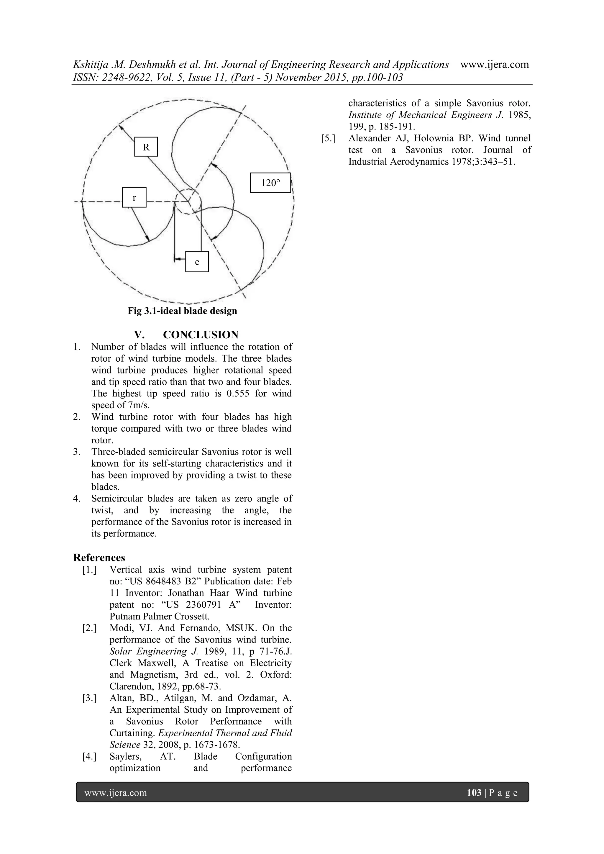 Design And Analysis Of Savonius Wind Turbine Blades | PDF