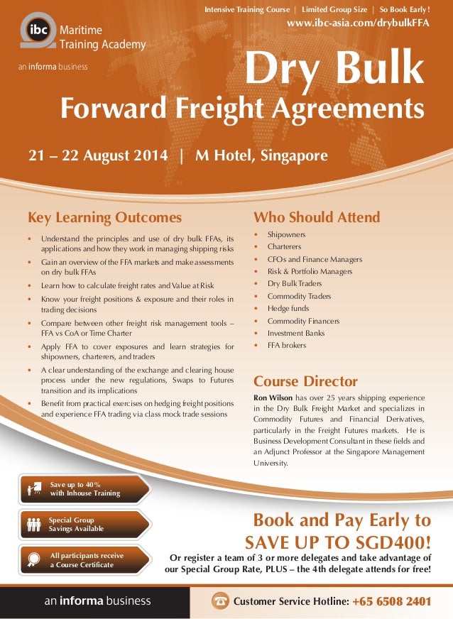 Dry Bulk Forward Freight Agreements