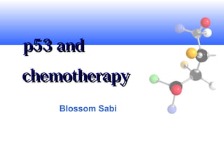 p53 and
chemotherapy
    Blossom Sabi
 