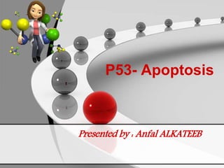 P53- Apoptosis
Presented by : Anfal ALKATEEB
 