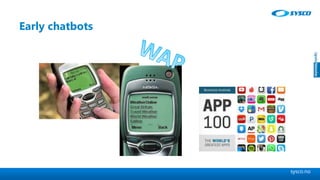 sysco.no
Early chatbots
 