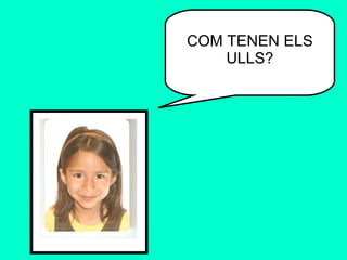 COM TENEN ELS ULLS? 