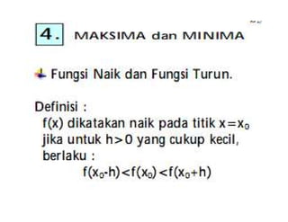 P5 aplikasi limit turunan integral | PPT