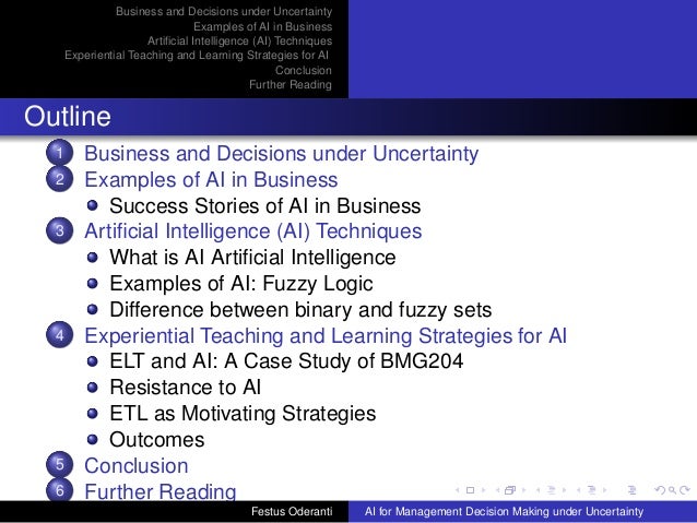 artificial intelligence examples