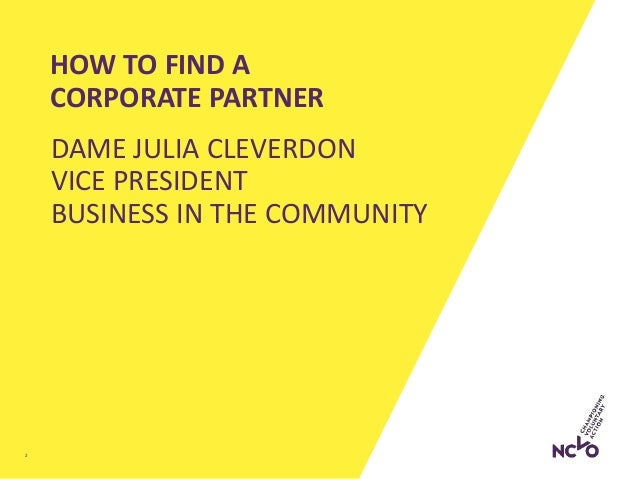 How To Find A Corporate Partner P5