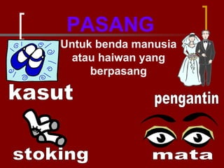 PASANG stoking Untuk benda manusia atau haiwan yang berpasang kasut pengantin mata 