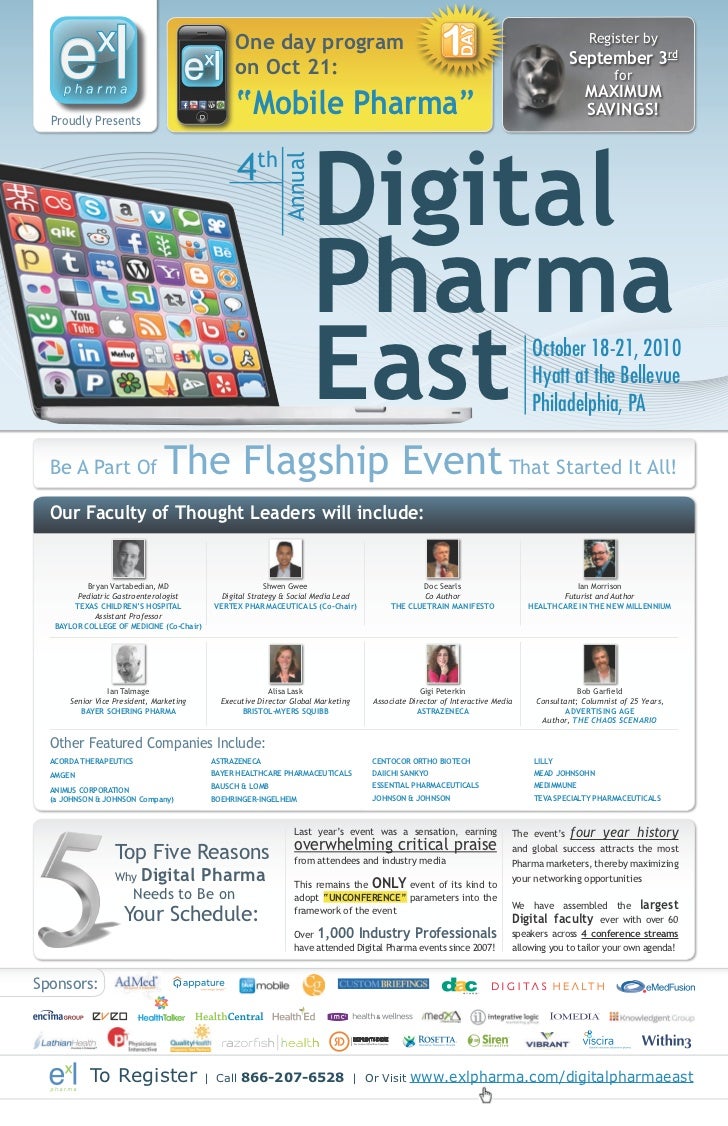EXL Pharma's 4th Digital Pharma East Conference Brochure
