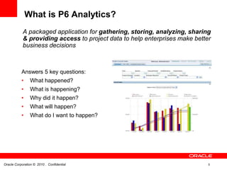 P6 analytics | PPT