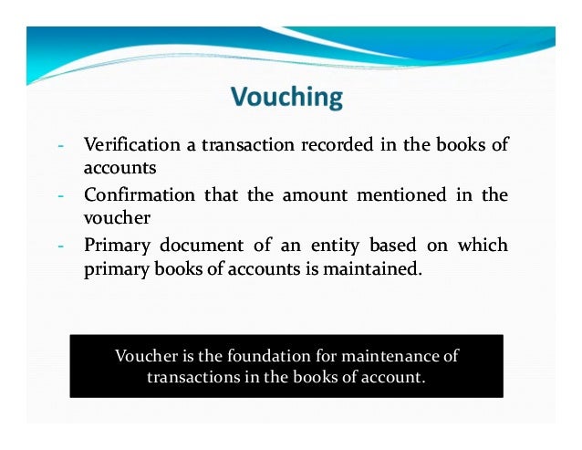 Vouching Audit