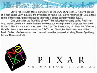 SIS P6H Steve Jobs Biography