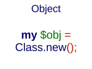 Object

 