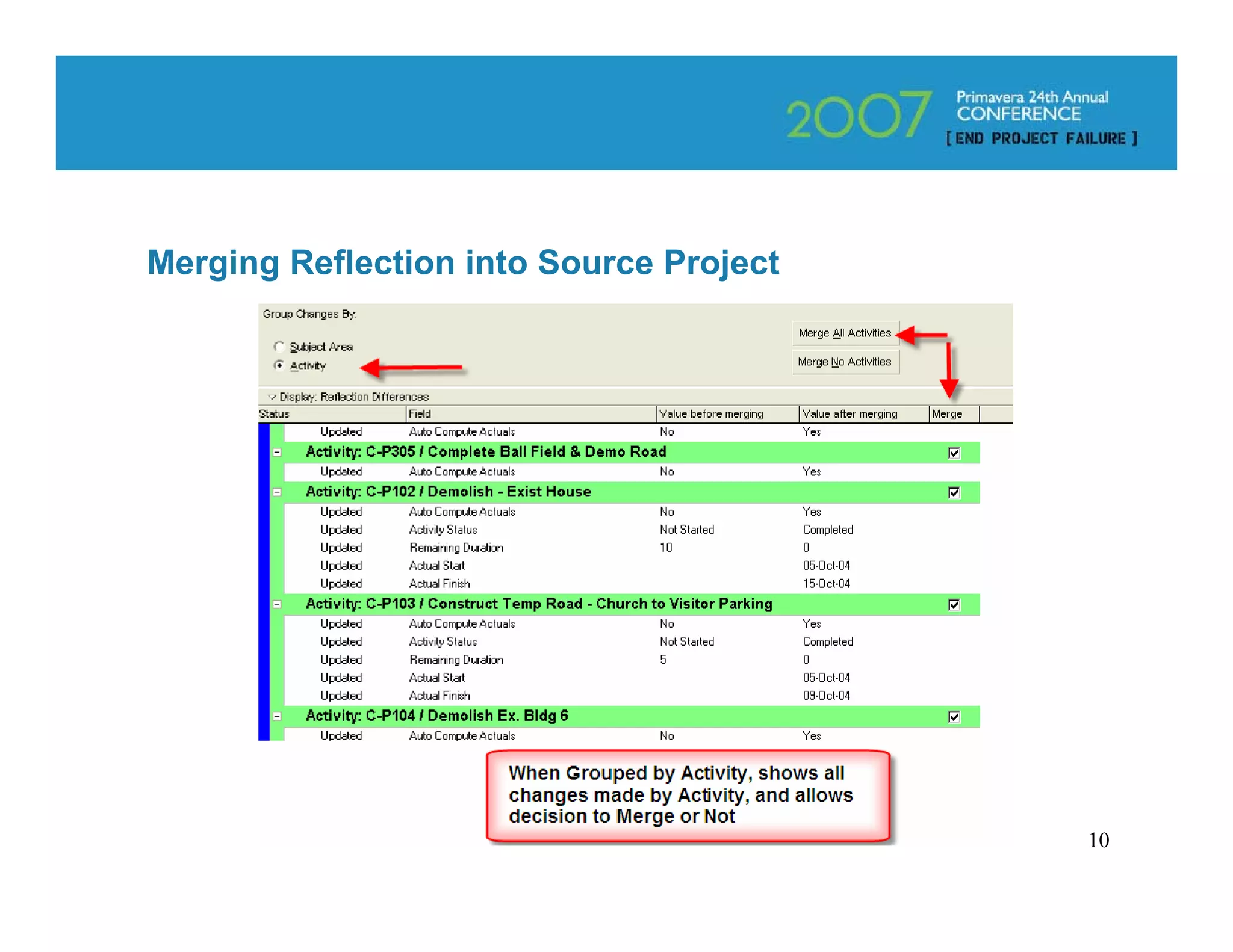 Merging Reflection into Source Project




                                         10
 
