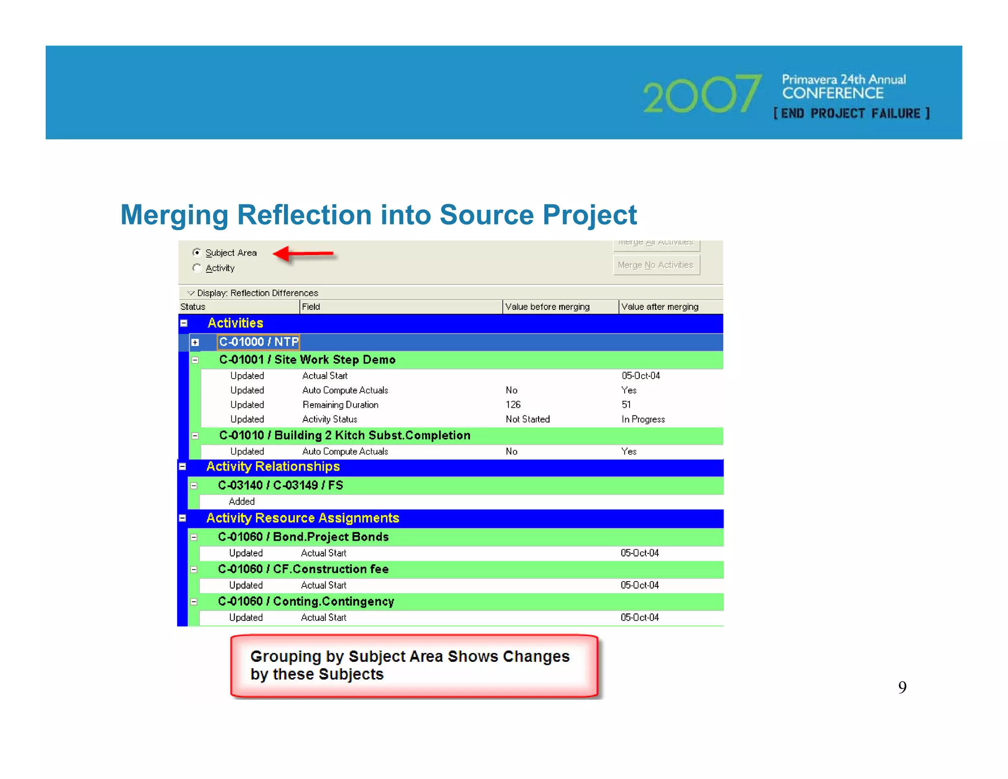 Merging Reflection into Source Project




                                         9
 
