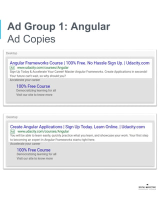 Ad Group 1: Angular Keywords
 