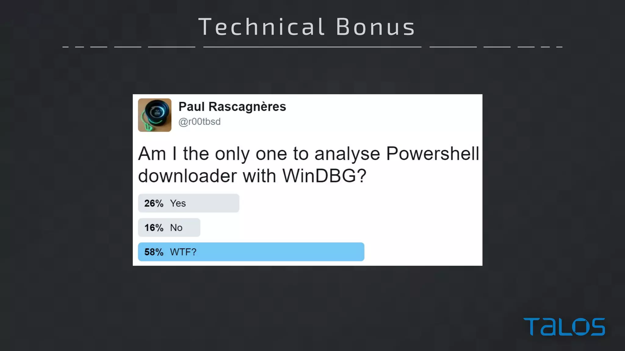 Technical Bonus
 