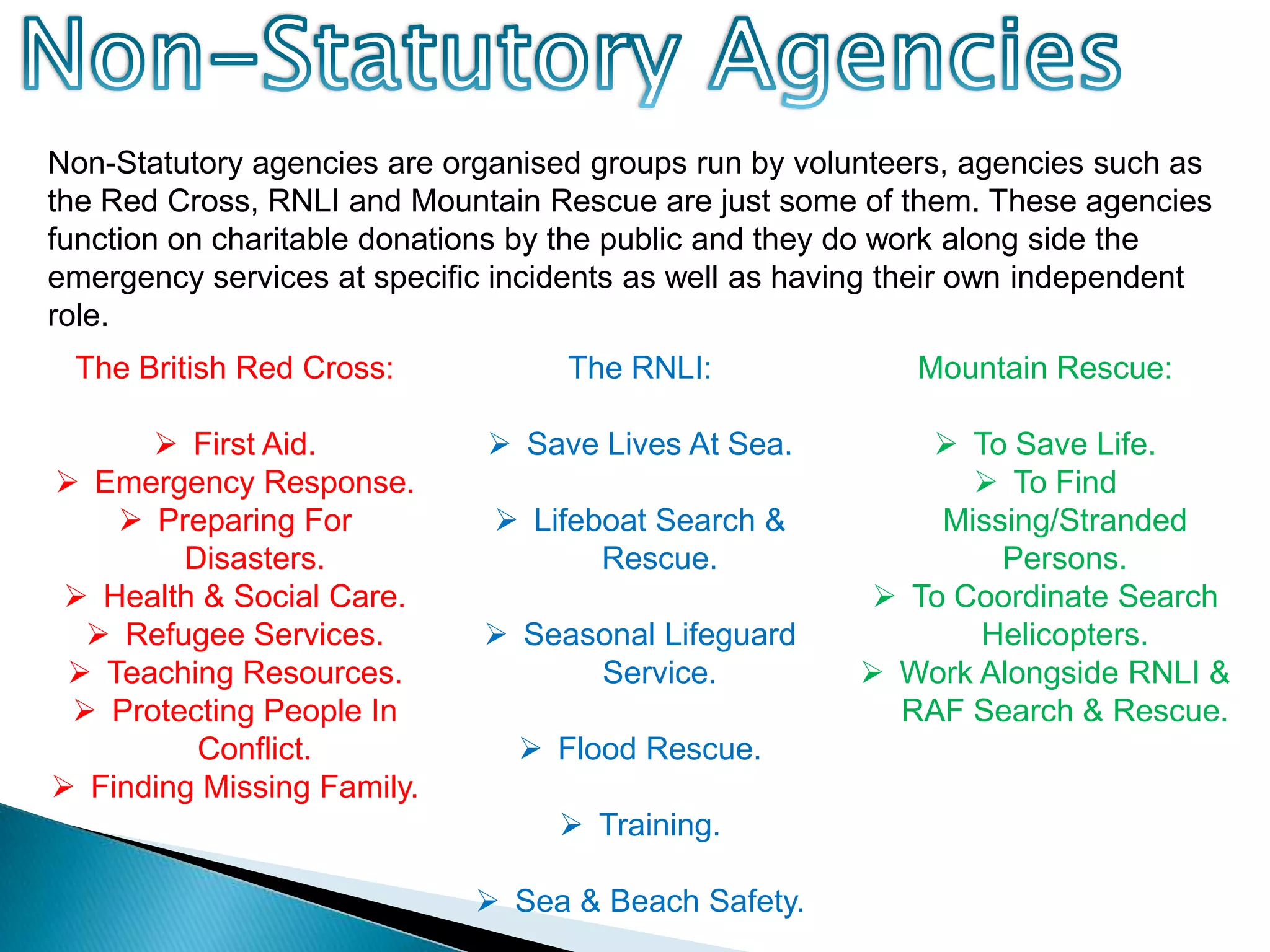 Ambulance/Paramedic Service.