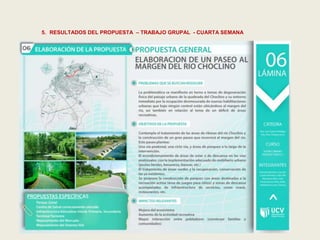 5. RESULTADOS DEL PROPUESTA – TRABAJO GRUPAL - CUARTA SEMANA 
 