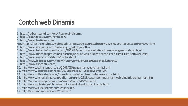 Cara membuat web dinamis dengan dreamweaver