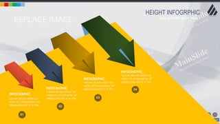 w w w . D o m a i n . c o m Page 13
www.MainSlide.com
© All Rights Reserved.
Confidential
INFOGRAPHIC
Lorem ipsum dolor sit
amet of consectetur of
adipiscing elit it is the .
INFOGRAPHIC
Lorem ipsum dolor sit
amet of consectetur of
adipiscing elit it is the .
INFOGRAPHIC
Lorem ipsum dolor sit
amet of consectetur of
adipiscing elit it is the .
INFOGRAPHIC
Lorem ipsum dolor sit
amet of consectetur of
adipiscing elit it is the .
01
02
03
04
HEIGHT INFOGRPHIC
Your sub title goes here
 