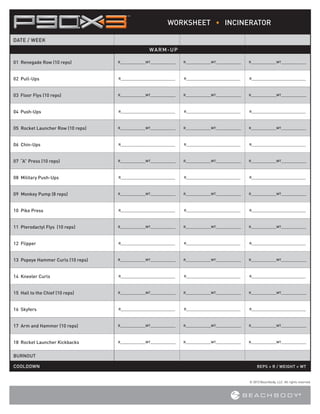 P90 x3 worksheets | PDF P90 x3 worksheets | PDF
