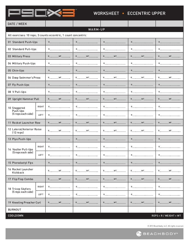 P90 x3 worksheets
