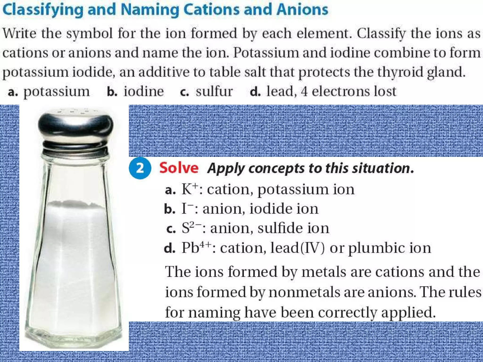 Conceptual Problem 9.1 