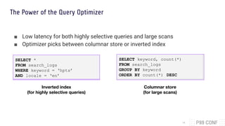 Realtime Indexing for Fast Queries on Massive Semi-Structured Data | PDF