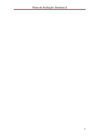Plano de Avaliação- Domínio A




                                6
 