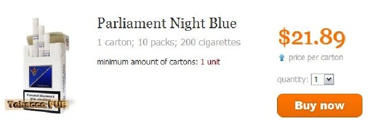 Parliament cigarettes