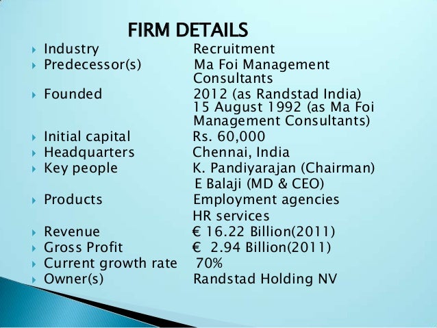 K Pandiya Rajan Founder Ranstad India