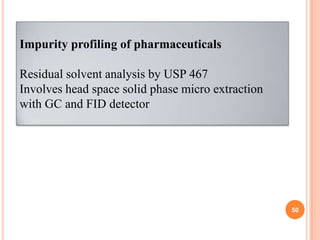 Sgpe Process solid phase extraction and application | PPTX