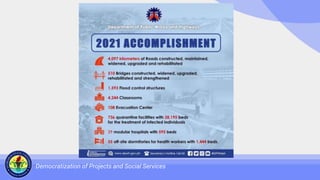 Democratization of Projects and Social Services
 