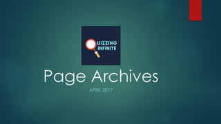 Page Archives
APRIL 2017
 