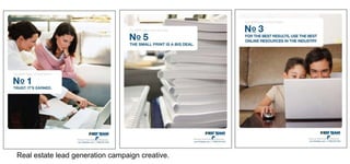 Real estate lead generation campaign creative.

 