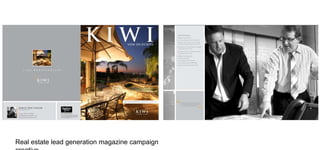Real estate lead generation magazine campaign

 