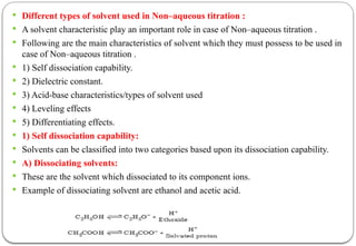 Pharmaceutical Analysis (BP102T) UNIT II Acid Base Titration | PPTX
