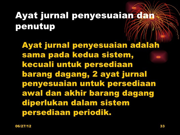 Ayat jurnal penyesuaian pa1 6 p dagang periodik