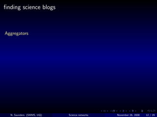 What can science networking online do for you