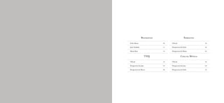 Biografias                         Serralves
    Sofia Matos                  09   Oficial                     34

    João Piedade                 11   Perspectiva de Sofia        46

    Maria Reis                   13   Perspectiva de Maria        52

                          TNSJ                   Casa da Música
    Oficial                      14   Oficial                     54

    Perspectiva de João          24   Perspectiva de João         68

    Perspectiva de Maria         28   Perspectiva de Sofia        76




2
 