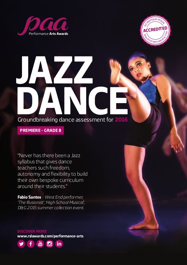 PAA 2016 Jazz Dance Flyer