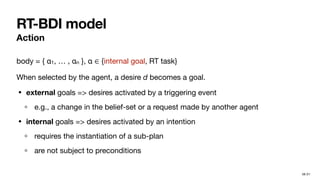 RT-BDI: A Real-Time BDI model | PDF