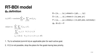 RT-BDI: A Real-Time BDI model | PDF