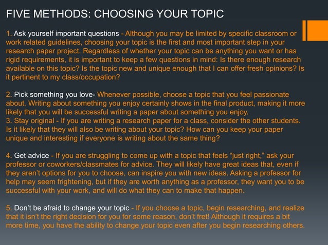 Paano Gumawa Ng Research Title Pptx